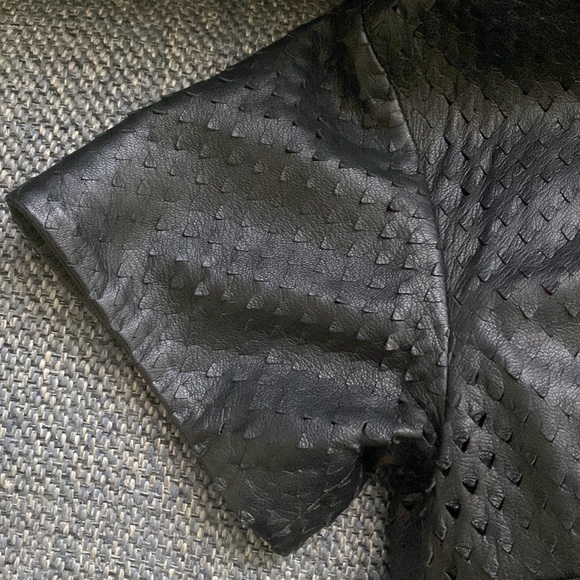 Pritch London Patterned Leather Top - Picture 3 of 10